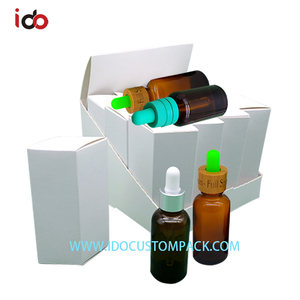 Caja de exhibición de cartón de impresión personalizada con perforación 1OZ Mostrador de exhibición de perfume Caja de papel para botellas de aceite esencial - Product Image 3
