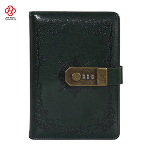 B6 Creative Retro Thickened <strong>Notebook</strong>, Student <strong>Notepad</strong>, Imitation Leather <strong>Notebook</strong>, Box Set <strong>with</strong> <strong>Lock</strong> and Password Book - Product Image 5