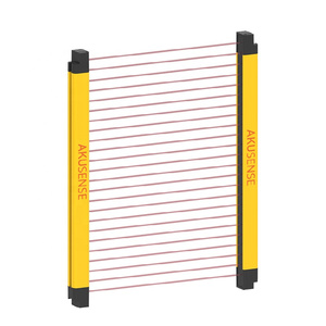 Dos salidas de contacto pasivo de relé Gran distancia de detección Sensor óptico Barrera de rendimiento y sensores de altura fotoeléctricos - Product Image 1