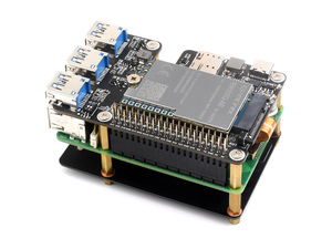 Cappello da PCIe a 4G/5G M.2 USB3.2 + Waveshare per Raspberry Pi 5 compatibile con SIMCom Quectel 4G moduli 5G Raspberry Pi 5 HAT - Product Image 4