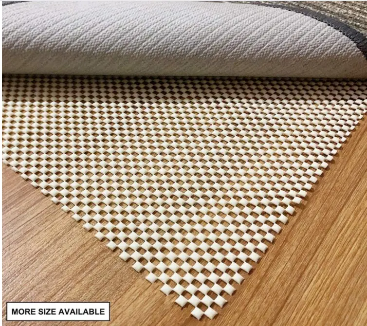 Maglia del PVC per la tenda di finestra rivestito di maglia del pvc di plastica netto/superficie Dura tappeto tappeto antiscivolo pad mat, schiuma di pvc tappeto underlay
