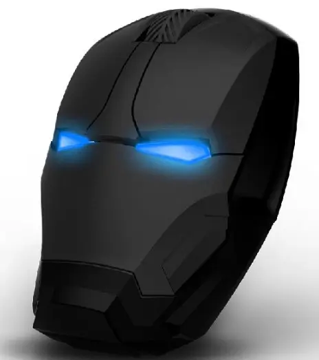 Iron Man Wireless Mouse Inalambrico USB Computer PC Gaming Steelseries Laser Ergonomic Noiseless mouse