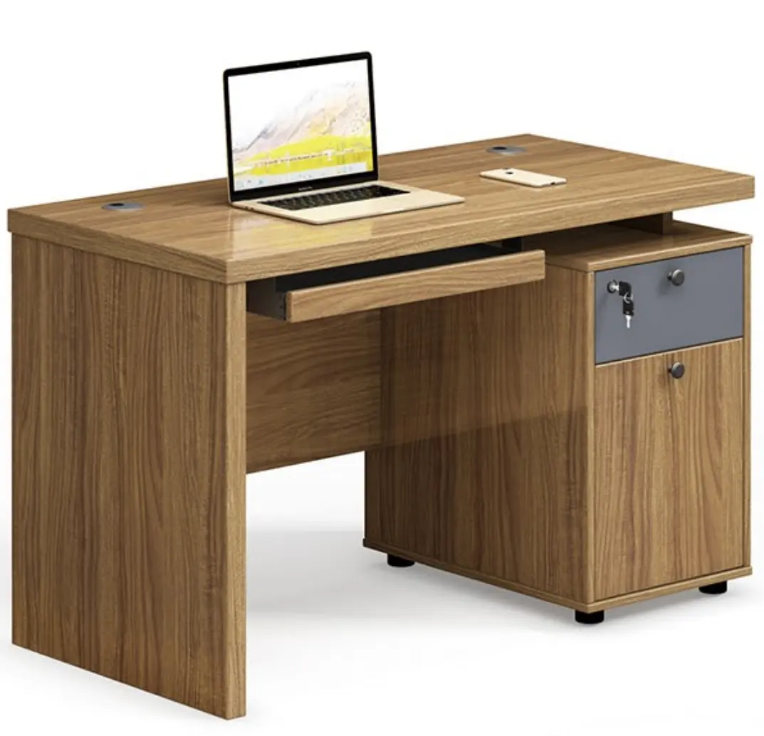 현대 작풍 나무로 되는 사무실 책상 가구 디자인 매니저 테이블