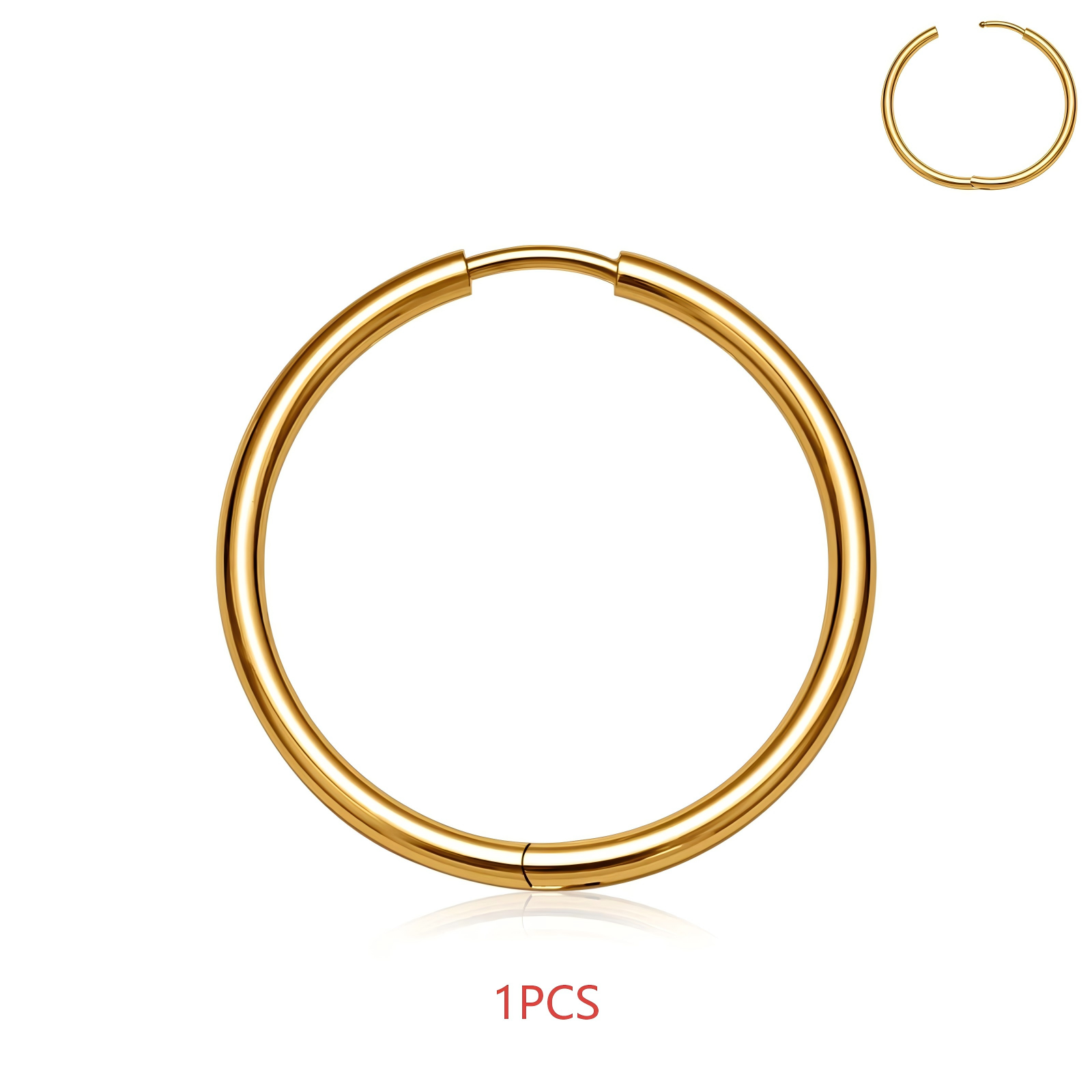 Colore oro 14K 1,0x40 mm
