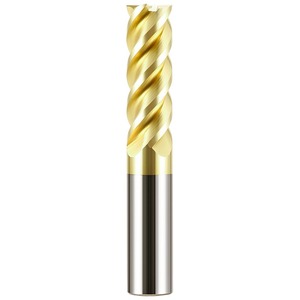 68 מעלות 4f מוצק קרביד endmill cnc חותך כרסום סיביות עבור מתכת מרובע פנים שטוח סוף טחנה 45/55/65/70