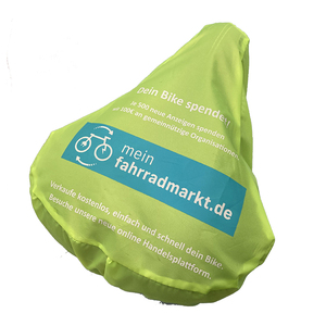 Cubierta impermeable personalizada para SILLÍN de bicicleta, protección contra la lluvia, manzana roja y lunares - Product Image 5