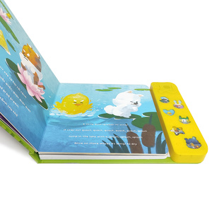 热卖定制设计可编程声音按钮儿童书精装电子音乐书有声书 - Product Image 6