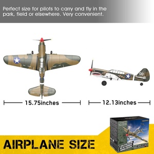 VOLANTEXRC 76113 RC planör 4-CH 4CH uzaktan kumanda uçak RTF P40 radyo kontrol uçak yeni başlayanlar için - Product Image 5