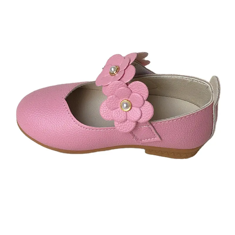 2024 модельные туфли с цветами для девочек, балетки принцессы Мэри Джейн с бантом и расцветками для школы
