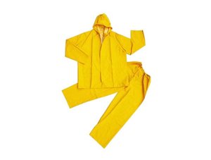 Yüksek kaliteli yetişkin yağmurluk panço PVC su geçirmez yağmurluk erkekler için özel Logo uzun kullanımlık PVC RAINWEAR - Product Image 6