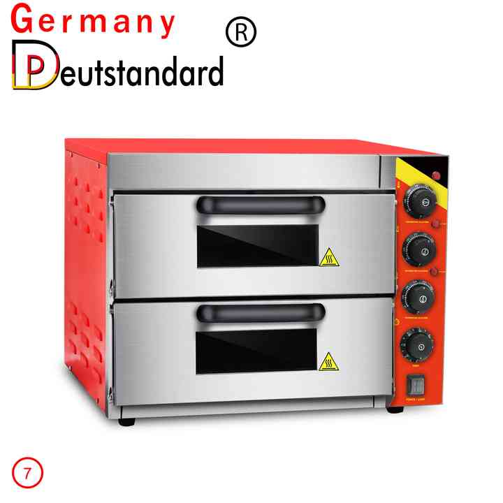 Hot Sale Stone Baking Oven Stainless Steel Double Pizza Oven