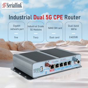 רכב תעשייתי SLK-R690-5G-A2 serialink modems כפול נתב cpe כרטיסי SIM כפול יכול pe-אופציונלי 5 גרם חברות הסלולר - Product Image 4