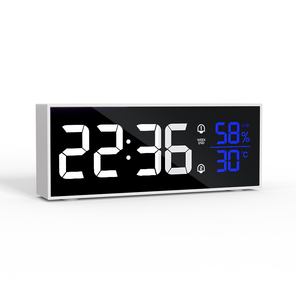 LED Temperatur Luft feuchtigkeit anzeige Wecker - Product Image 1