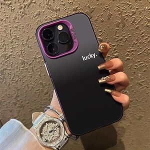 Popüler şanslı desen IMD telefon iPhone için kılıf 16/15 Pro/14/13/12 degrade tasarım ve prim bak darbeye geri telefon kapağı - Product Image 6
