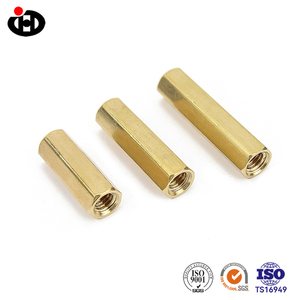 批发产品公制黄铜M2-M6六角外螺纹支座垫片六角柱支座螺钉 - Product Image 4