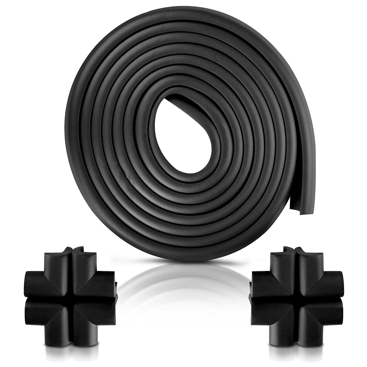 balck 15ft / 4.6m with 4 corners
