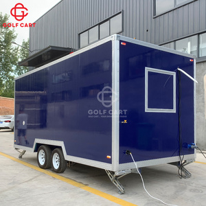 2024 loại mới đường phố bán cà phê van phục vụ giỏ hàng bánh mì kẹp thịt khoai tây chiên kem xe buýt xe tải thực phẩm di động Trailer với đầy đủ nhà bếp - Product Image 4