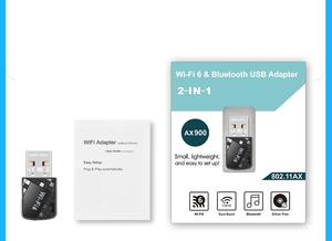 Adaptador AX900 USB WiFi 6 con banda dual de 5GHz/2,4 GHz, tarjeta de red inalámbrica Controlador incorporado para Windows 10/11 - Product Image 3