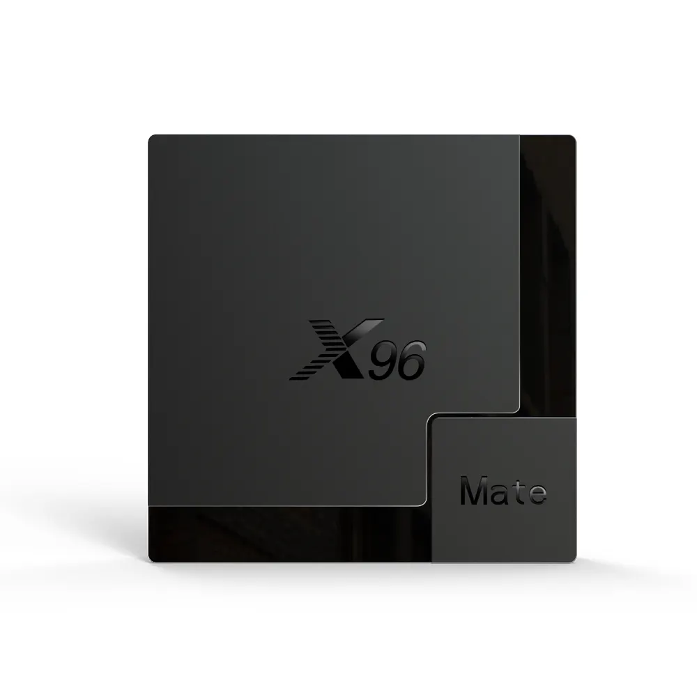 X96 mate 맞춤형 실행기 지원 안드로이드 tv 박스 와이파이 쿼드 코어 tv 박스 4K 지원 iptv 셋톱 박스