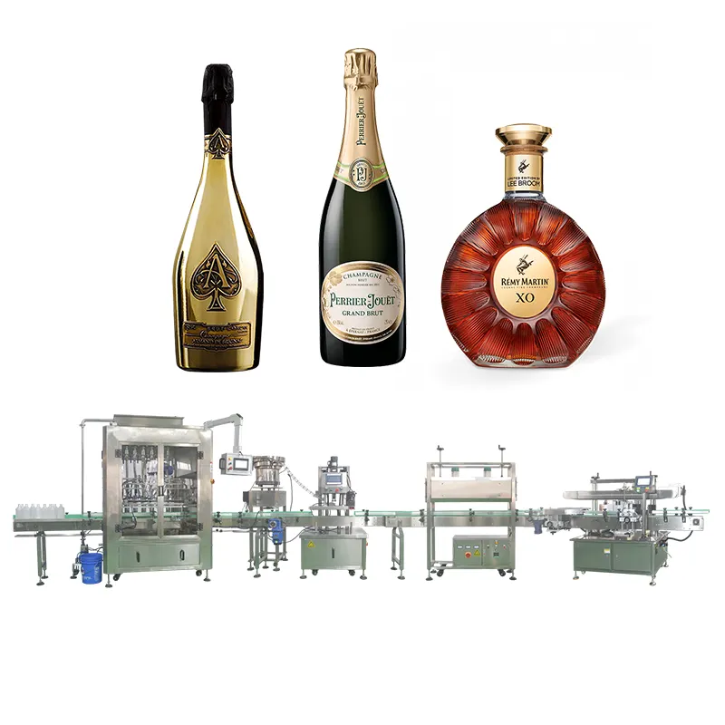Zuverlässige und langlebige Wein-Wodka-Literie-Abfüllmaschine flüssigkeits-multifunktions-Abfüllproduktionslinie