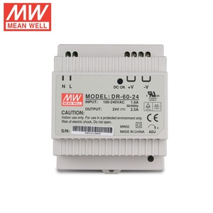 60W 5V 12V 15V 24v输出电压DR-60系列2.5A 4A 5A 6.5A轨道式小体积发光二极管开关电源变压器 - Product Image 3