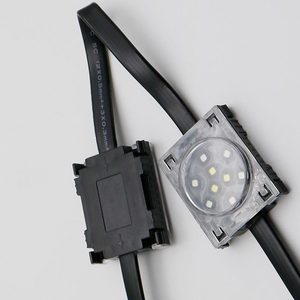 2024 programmabile DMX RGB 24V quadrato LED Pixel punto luce Multi-colore del corpo del PC per uso esterno - Product Image 1