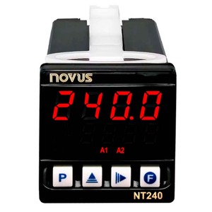 Kit 2 NT240-RP <strong>Microprocessor</strong> Based Timer 48x48 mm - Measure <strong>Temperature</strong> <strong>Controller</strong> for Multiple Ranges Heating Thermostat - Product Image 1