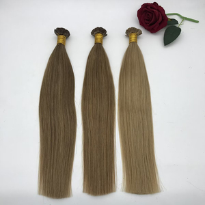 1B# <strong>2</strong># 4# European Salon Quality Virgin Cuticle Aligned <strong>Human</strong> Hair 14'' 16'' 18''natural Shiny Straight Flat Tip Hair Extensions - Product Image 3
