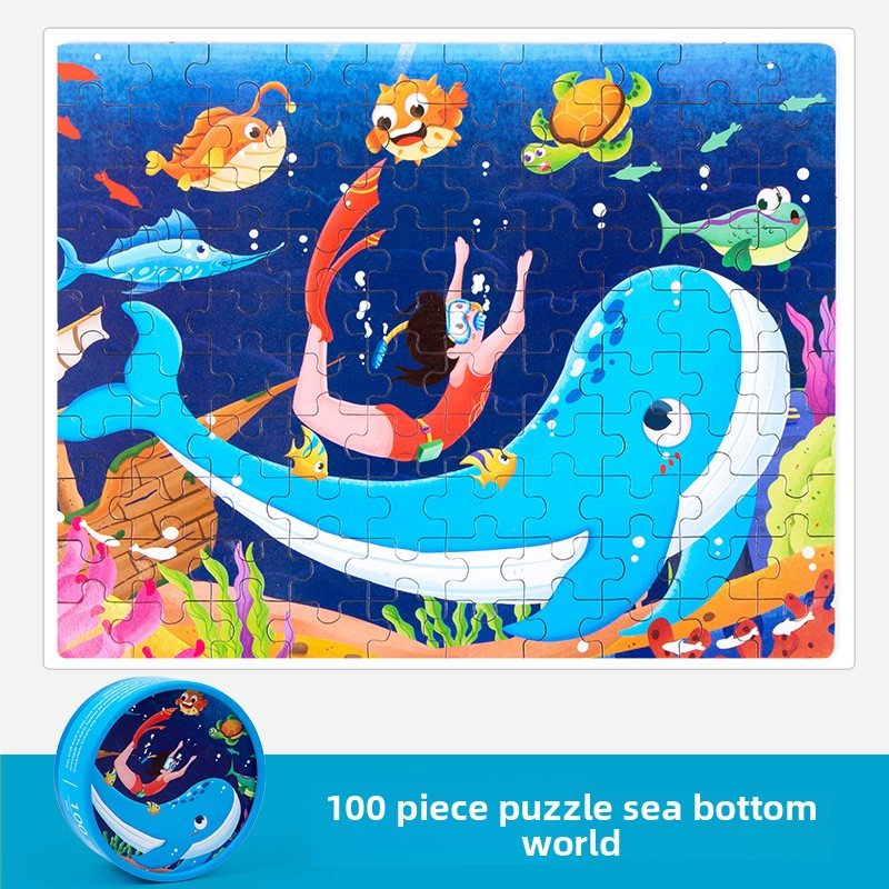100 piece puzzle underwater world