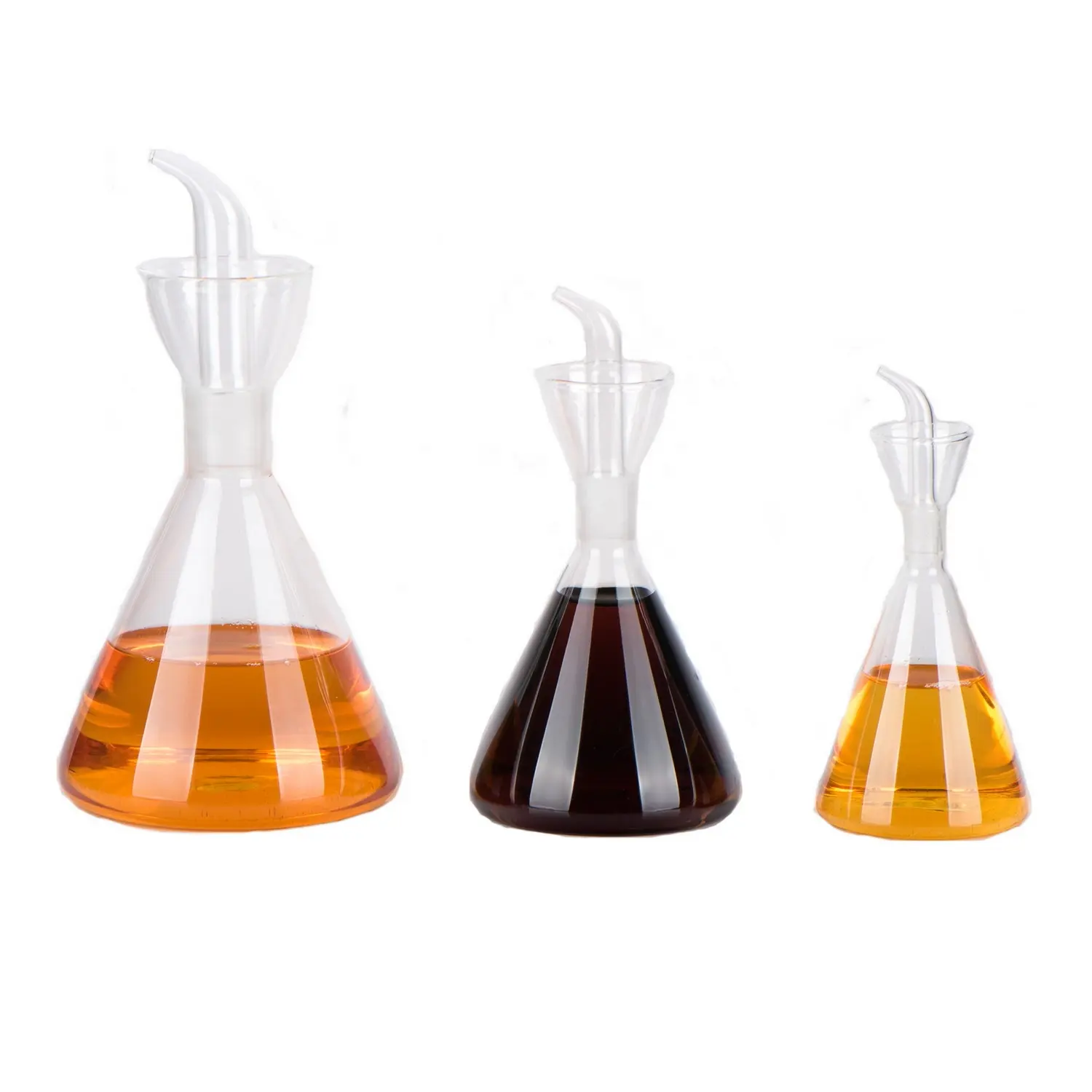 120ml 250ml500ml Borosilicate Glass Oil and Vinegar Bottle with glass stopper olive oil bottle