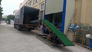 LIANGZO precio de fábrica portátil automático de carga y descarga eléctrica cinta transportadora inclinada para contenedor