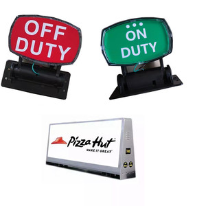 P5 Programmier bare Wifi 4g-Steuerung Outdoor Taxi Top LED-Bildschirm Autodach LED-Anzeige für Werbung LED Digital Signage Display - Product Image 5