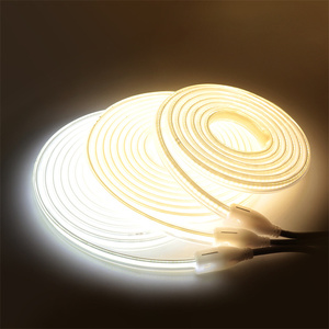 RGB Strip Flex Light High Temperature Resistant 85C 150C Steam Room 12V 24V 240 <strong>Leds</strong>/m IP67 COB RGB <strong>LED</strong> Strip for Sauna Room - Product Image 6