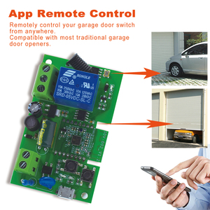 1CH WIFI Smart Garagentor öffner Leistungs schalter Schalter AC DC 85-250V Relais modul Inching Timer für EWelink APP Alexa - Product Image 6