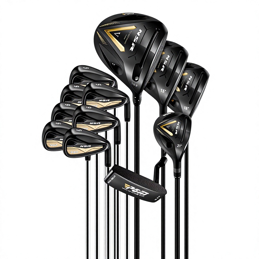 Black Carbon rod-steel grade-12 piece telescoping ball bag