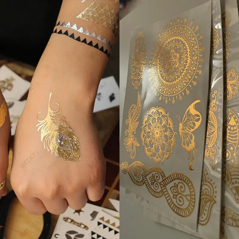 Metallic Tattoos