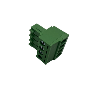 15EGDVC 3.81mm 5.08mm Pitch Pluggable 4 Pin Right Angle Vertical PlugScrew Type <strong>Terminal</strong> <strong>Blocks</strong> <strong>Plug</strong>-in Green <strong>Terminal</strong> <strong>Blocks</strong> - Product Image 4