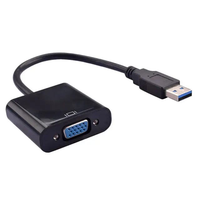 USB إلى VGA محول عرض متعدد بطاقة فيديو خارجية لنافذة XP 7 8