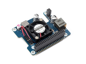 Power Over Ethernet HAT (F) per Raspberry Pi 5, ad alta potenza, ventola di raffreddamento a bordo, con dissipatore di calore, supporta 802.3af/alla rete - Product Image 3