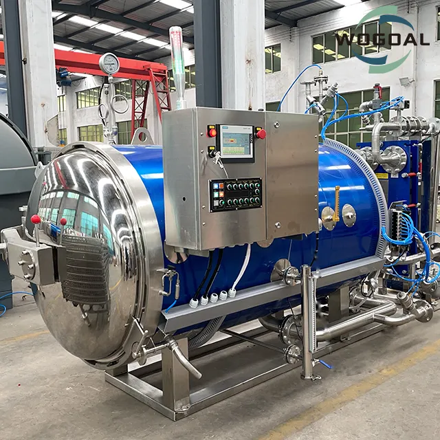 De coco Industrial/feijão enlatado autoclave de esterilização da máquina