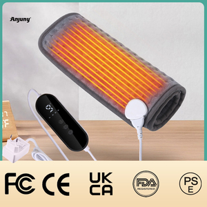 Anjuny Fast Heating Soft Electric Blanket USB Charger Winter Heating Pad <strong>Temperature</strong> <strong>Control</strong> Washable for <strong>Multiple</strong> Scenarios