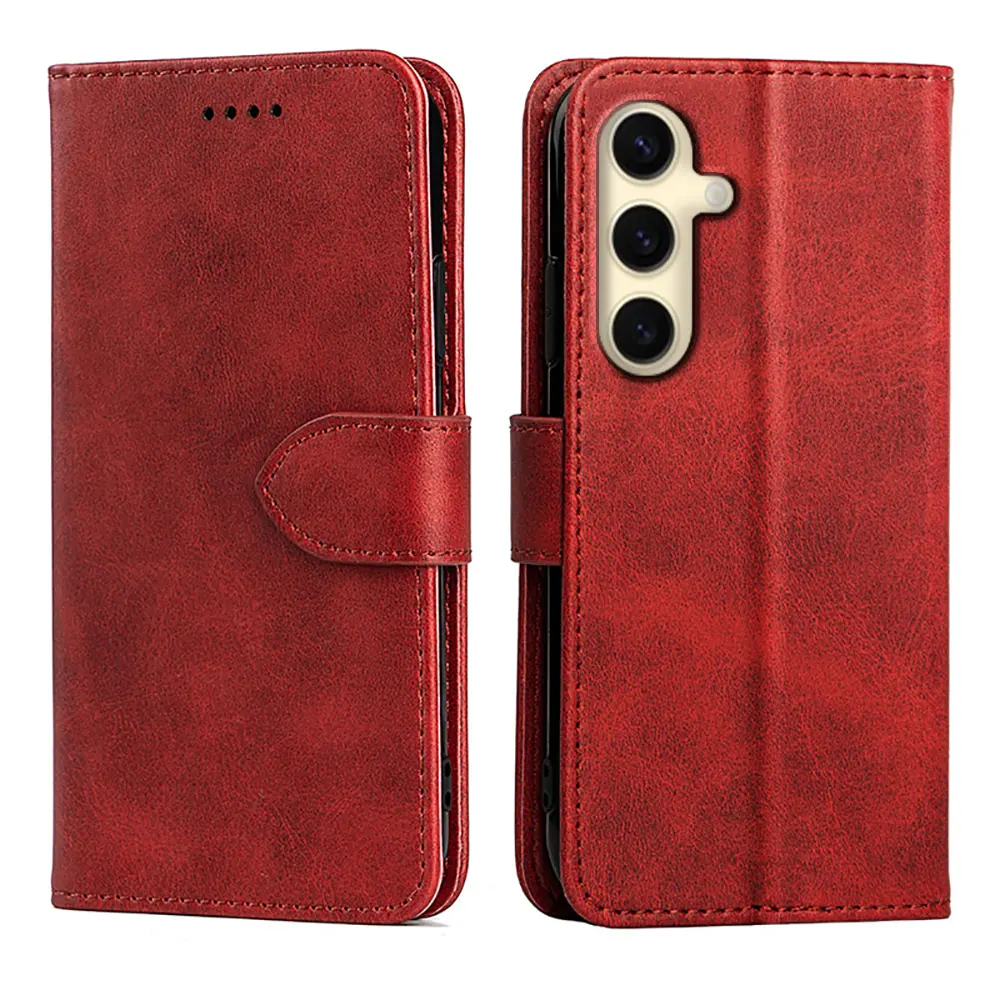 Leather Card Slot Wallet PU Shockproof Phone Case For Samsung Galaxy Xcover7 A15 A35 A55 5G A05S A25 S24+ S23 Ultra S22 S21