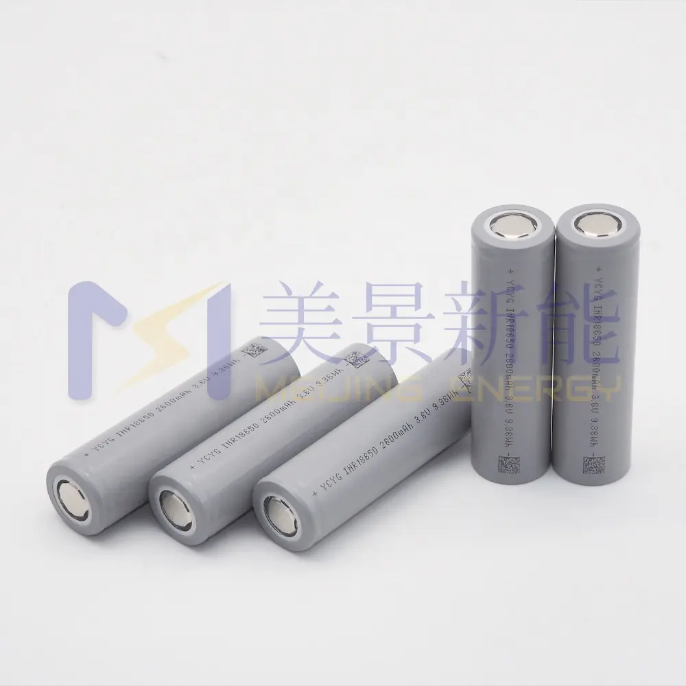 18650 Batterij 2600Mah 3.7V Icr18650 Lithium Oplaadbare Batterij Isr 18650 Batterij