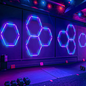 Energieeinsparung RGB sechseckige dekorative moderne Decken-LED-Lichter für Zuhause mit 380+ Modellen in Farbe und Geschwindigkeit