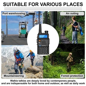 Walkie Talkie Baofeng UV-5RX 5W trasmettitore Radio Wireless Multi-banda UV5R autoradio portatile ricetrasmettitore Radio - Product Image 5