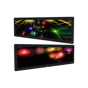 Monitor de barra estirada publicitaria para autobús entrenador 28,6 pulgadas tamaños personalizados entrada HDMl reproductor de vídeo Multimedia - Product Image 6