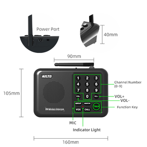 <strong>Intercoms</strong> <strong>Wireless</strong> for Home 5280 Feet Range 10 Channel 3 Code <strong>Intercom</strong> Communication <strong>Wireless</strong> <strong>Intercom</strong> <strong>System</strong> Home - Product Image 5