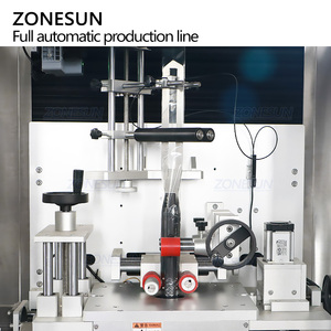 ZONESUN ZS-FAL180G9 automatische Schlauch pumpe Unregelmäßige Flasche Flüssigkeits füllung Verschließen Schrumpfen Sleeving Etikett ier maschine Linie - Product Image 4