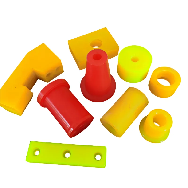 Piezas en forma de poliuretano de alta calidad, piezas de plástico de goma Pu personalizadas, piezas de uretano resistentes al desgaste