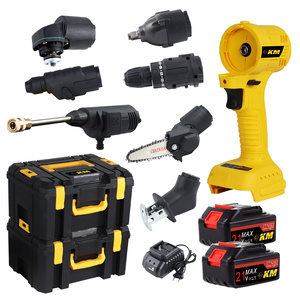 KM批发价21v多工具电动工具无绳电锯电钻组合套件工具箱 - Product Image 5